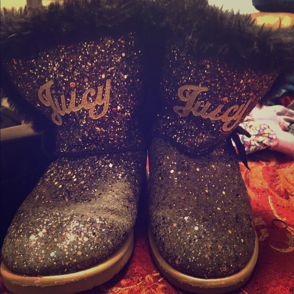 Black Juicy Couture Boots